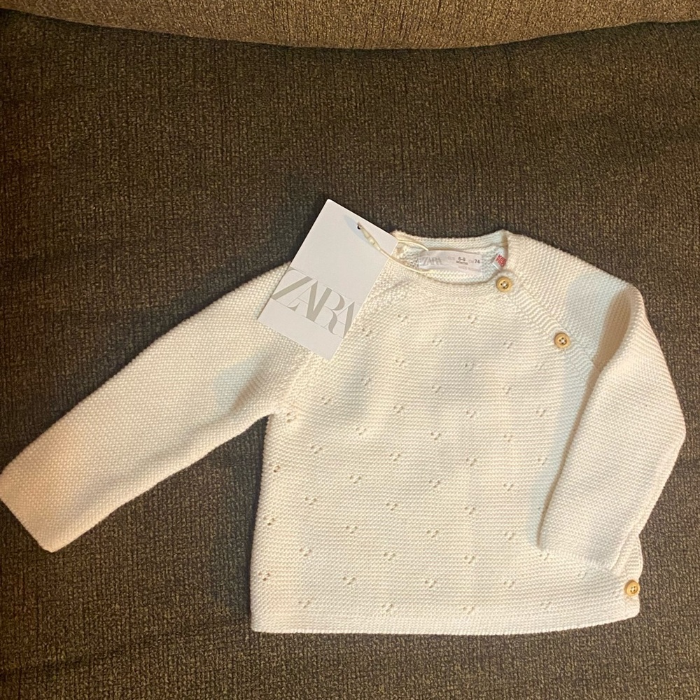 Baby Zara knitted top 6-9 months